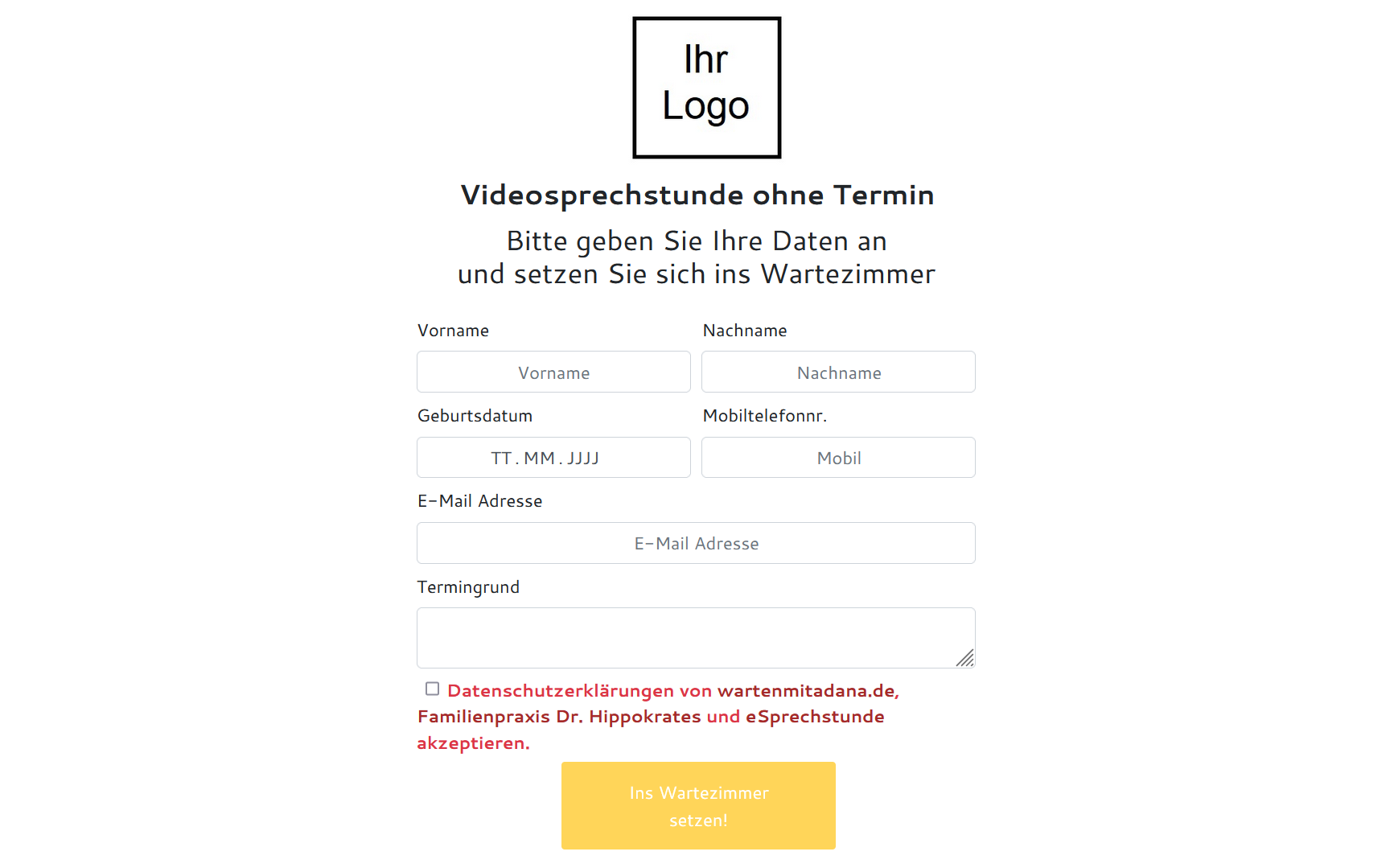 Notfallvideosprechstunde (Videosprechstunde ohne Termin) einfach und datenschutzkonform