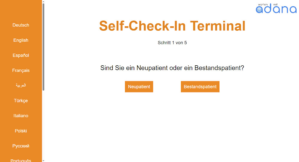 Patienten Aufrufsystem für Arztpraxis und MVZ